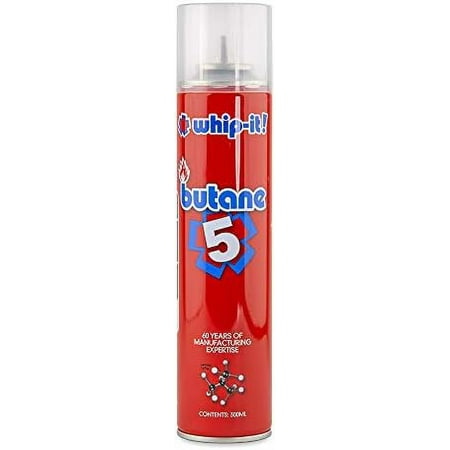 It! Refined Butane Refill for - 1 Can 300ML 5X Refined Butane Lighter Fluid - TSC Sticker Included - Butane - Butane Refill - Butane Gas Refill