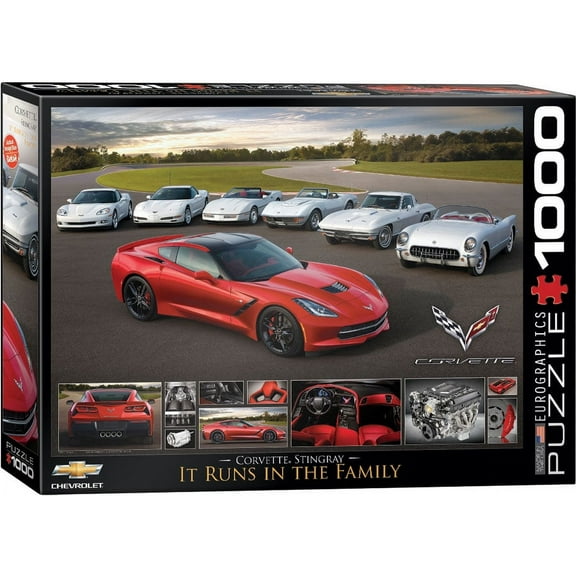 It Runs in the Family, Corvette Stingray 1000-Piece Puzzle