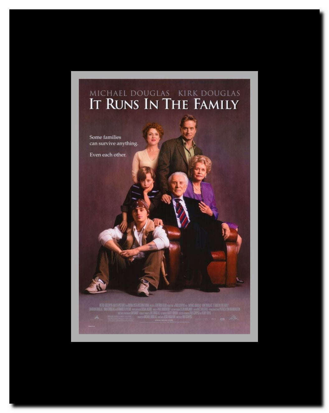 It Runs in the Family Framed Movie Poster