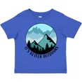 thumbnail image 1 of It'S Better Outdoors Mountains In Blue Toddler T-Shirt Hiking Mountain TODDLER SHORT SLEEVE TEE BELLA CANVAS 3001T, 1 of 3