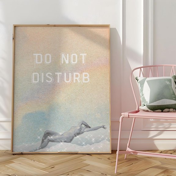 It'S Not That Deep Minimalist Typography Poster, Unframed Size 12x18