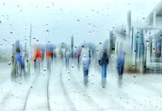 It`S Raining Canvas Art - Anette Ohlendorf (12 x 18)