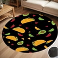 thumbnail image 1 of It’S Taco Tuesday Everyday! Round Carpet Living Room Bedroom Home Decoration Coffee Table Mat Lounge Rug Chair Mats, 1 of 5