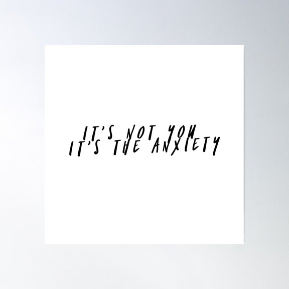 It’S The Poster Wall Art, Modern Wall Decor, 16x16 UNFRAMED