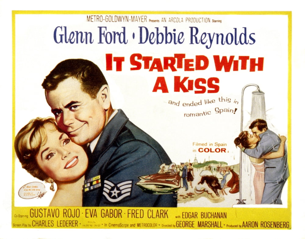 It Started With A Kiss Canvas Art - (28 x 22)
