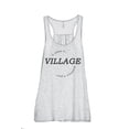 thumbnail image 1 of It Takes A Village And A Vineyard Women's Fashion Sleeveless Flowy Racerback Workout Yoga Tank Top Sport Grey Large, 1 of 3