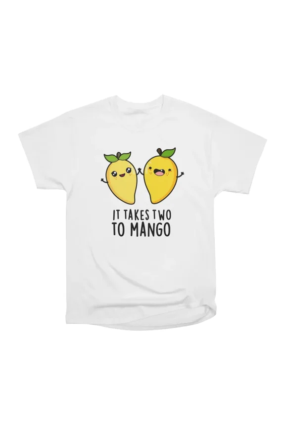 It Takes Two To Mango Cute Dance Fruit Pun T-Shirt Tee Gift For Him Merch For Her Apparel