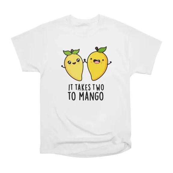 It Takes Two To Mango Cute Dance Fruit Pun T-Shirt Tee Gift For Him Merch For Her Apparel