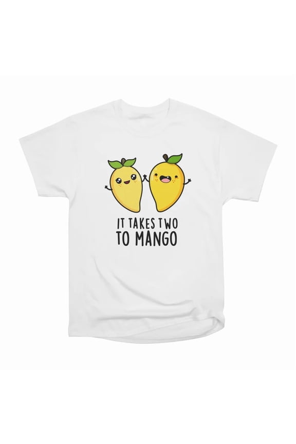 It Takes Two To Mango Cute Dance Fruit Pun T-Shirt Tee Gift For Him Merch For Her Apparel