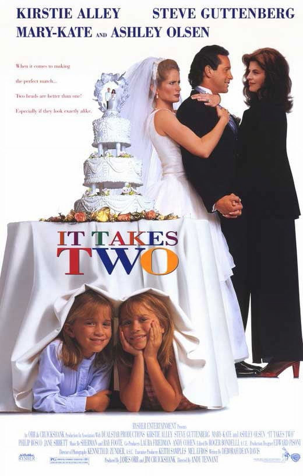 It takes two movie poster style a 11 x 17 1995 walmart