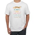 thumbnail image 1 of It Takes a Big Heart to Teach Little Minds Teachers Inpirational Inspirational/Christian Men's Graphic T-Shirt, White, 5XL, 1 of 3