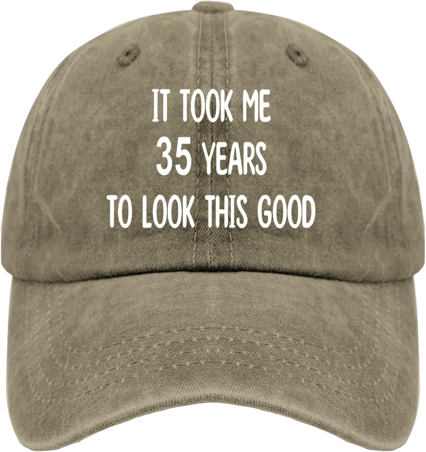It Took Me 35 Years to Look This Good caps Vintage Cotton Washed ...