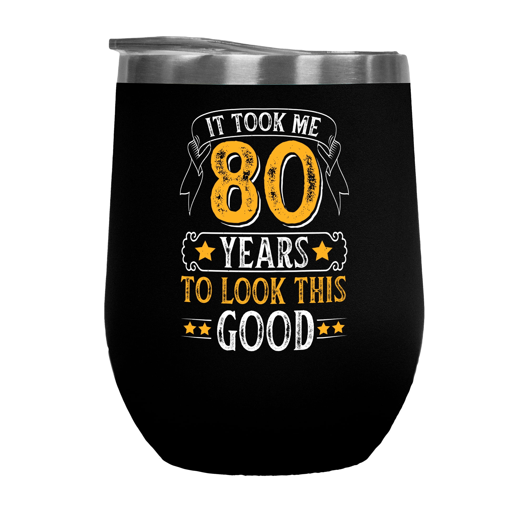 Shenbors Embroidered "It Took Me 80 Years" Baseball Cap - 80th Birthday Gift Dad Hat In Washed Black - View #4