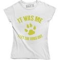 thumbnail image 1 of It Was Me I Let The Dogs Out Funny Hilarious Music Dog Animal T-Shirt, 1 of 4