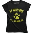 thumbnail image 1 of It Was Me I Let The Dogs Out Funny Hilarious Music Dog Animal T-Shirt, 1 of 4