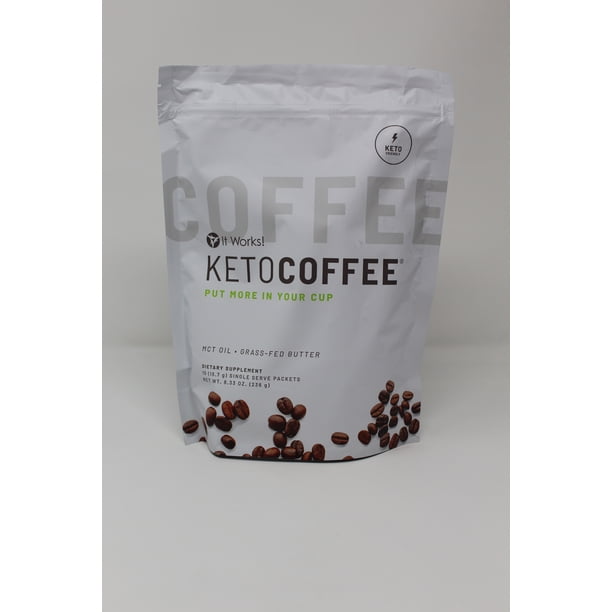 It Works Keto Coffee Vanilla Creme - 15 servings - Walmart