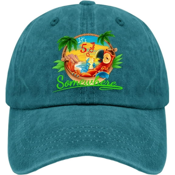 It is 5 O'clock Somewhere Sun Hats Cycling Caps for Her