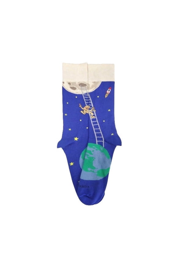 It is Good to Dream - Monkey Climbing Ladder to the Moon Socks from the Sock Panda