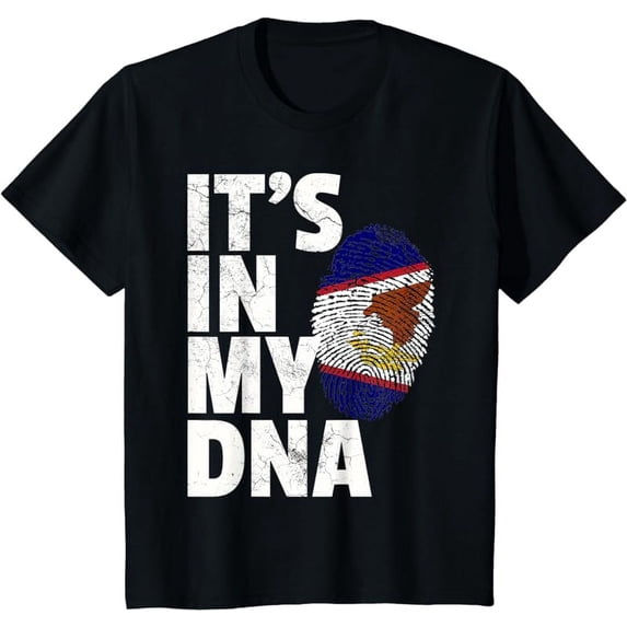 It is IN MY DNA American Samoa Flag Samoan Pride Roots Gift T-Shirt