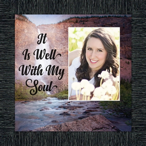 It is Well with My Soul, Hymn Art, Religious Picture Frame, 6403CH