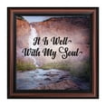 thumbnail image 1 of It is Well with My Soul, Hymn Art, Religious Picture Frame, 8695W, 1 of 6