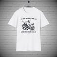 thumbnail image 1 of It is What it is T-Shirt, Funny Raccoon tee, Sarcastic Animal tee, 1 of 1