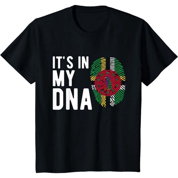 It is in my DNA Dominica Flag Dominican Gift T-Shirt