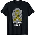 thumbnail image 1 of It is in my DNA- Sarcoma Cancer Awareness Support Ribbon T-Shirt, 1 of 4