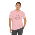 thumbnail image 1 of It is well with my soul Christian Quote Unisex Jersey Short Sleeve Tee, 1 of 12