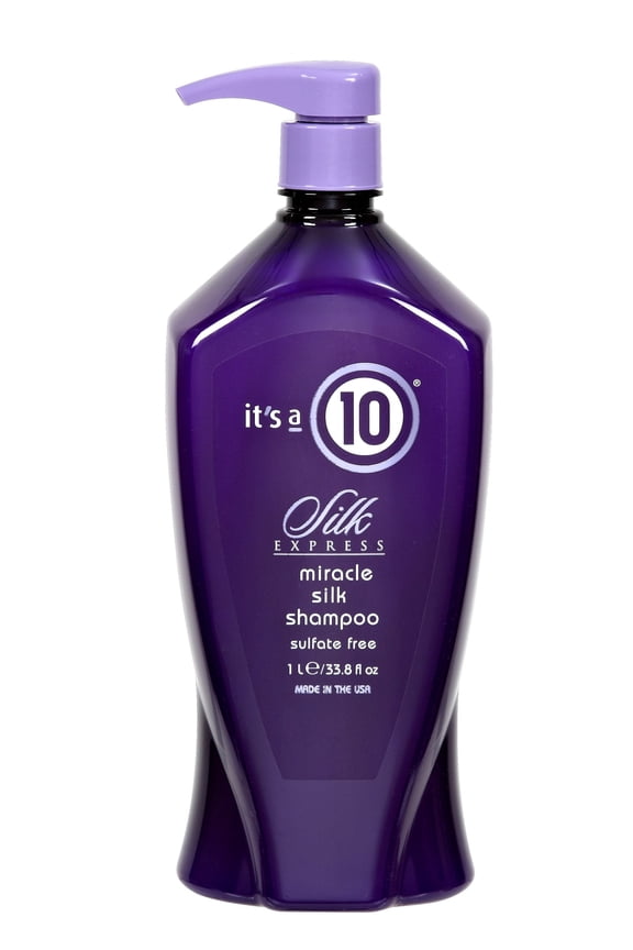 Silk Express Miracle Silk Sulfate Free Shampoo, 33.8 oz