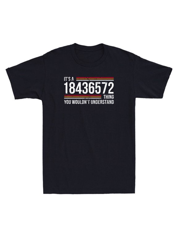 It's A 18436572 Thing Funny V8 Engine Classic Muscle Car Guy Retro Men's T-Shirt