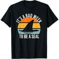thumbnail image 1 of It's A Bad Week To Be A Seal - Shark Fin Sharkasm T-Shirt, 1 of 4