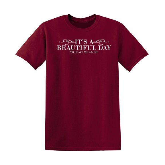 It's A Beautiful Day Sarcastic Humor Graphic Tees Gift For Mens Novelty Funny T Shirt