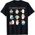 thumbnail image 1 of It's A Boootiful Day To Read Ghost Squad Teacher Halloween T-Shirt Black Large, 1 of 4