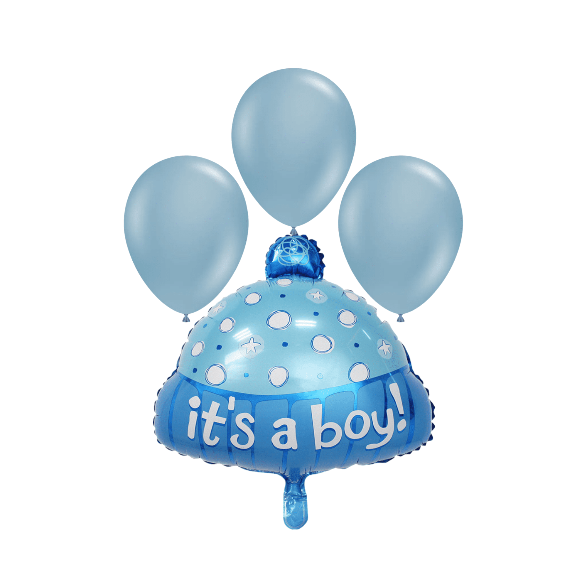 It's A Boy Baby Shower Foil Balloon Bouquet Set Party Decoration Blue ...