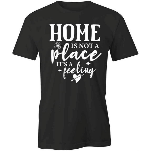 It's A Feeling T-Shirt | Happy Family Black Tee Gift