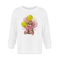 thumbnail image 1 of It's A Girl! Bear Long Sleeve Toddler -Image by Shutterstock,  2 Toddler, 1 of 4