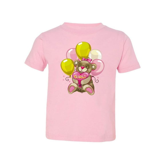 It's A Girl! Bear T-Shirt Toddler -Image by Shutterstock, 4 Toddler