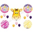 thumbnail image 1 of It's A Girl Giraffe Baby Shower Balloons Decoration Supplies Zebra Safari, 1 of 1