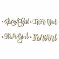 thumbnail image 1 of It's A Girl Sign Unfinished Wood Cutout Home Decor DIY Option 3- 10" Wide / 1/8", 1 of 3