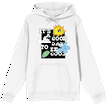 thumbnail image 1 of It's A Good Day To Be Good Adult White Long Sleeve Hoodie-Medium, 1 of 2