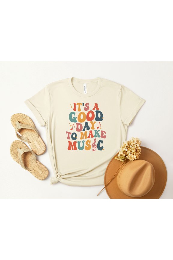 It's A Good Day To Make Music C T-Shirt - Music Teacher Tee