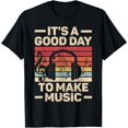 thumbnail image 1 of It's A Good Day To Make Music Lovers Musician Outfit EDM DJ T-ShirtMen and women, Black T-shirt, size: Extra large, 1 of 4