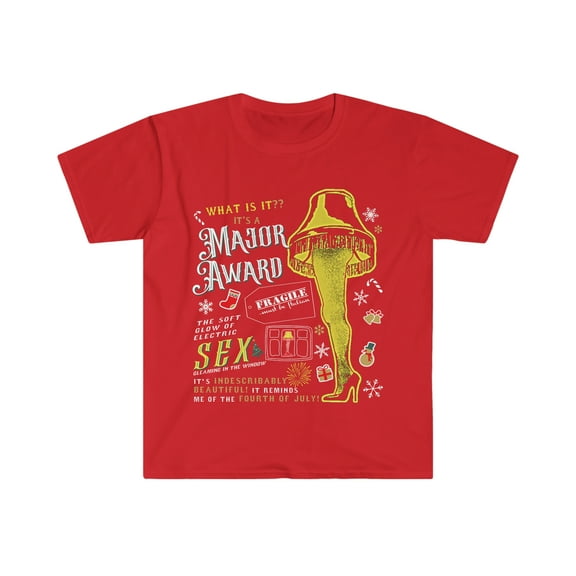 It's A Major Award Leg Lamp A Christmas Story Softstyle T-Shirt