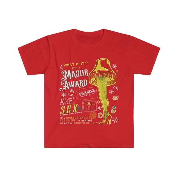 It's A Major Award Leg Lamp A Christmas Story Softstyle T-Shirt