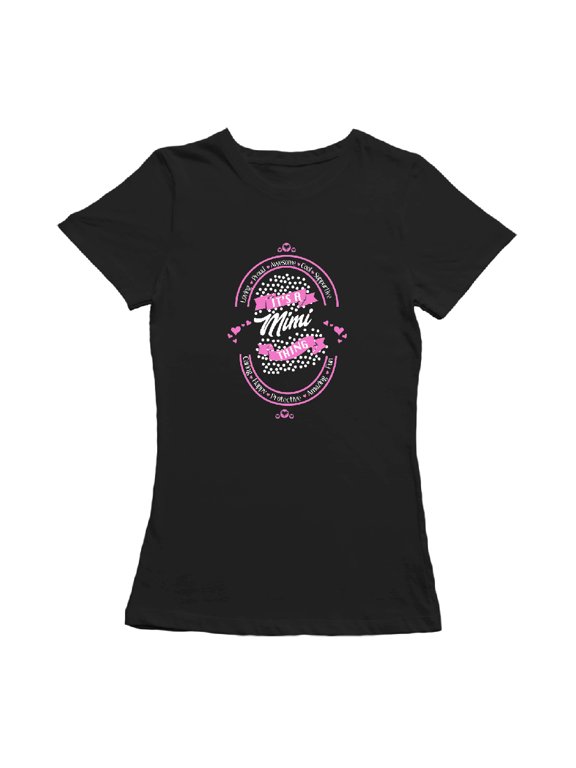 It's A Mimi Thing Graphic Women Black T-Shirt, Female Medium