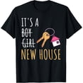 thumbnail image 1 of It's A New House First Time Home Owner New Homeowner T-Shirt men and women can wear, black, white, gifts, 1 of 4