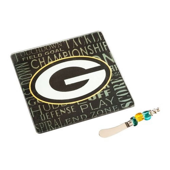 Green Bay Packers Tailgating Napkin, Spreader and Surface Saver Party Set