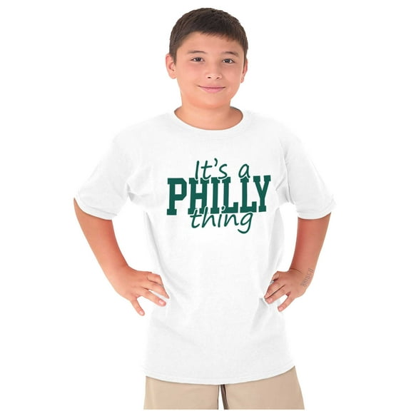 It's A Philly Thing Philadelphia PA Crewneck T Shirts Boy Girl Teen Brisco Brands S