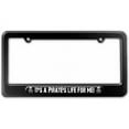 thumbnail image 1 of It's A Pirate's Life For Me, Skull Crossed Swords License Plate Tag Frame, Multiple Colors, 1 of 1